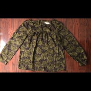 Loft floral boho pattern blouse